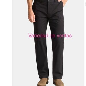 George Men's Black Chinos